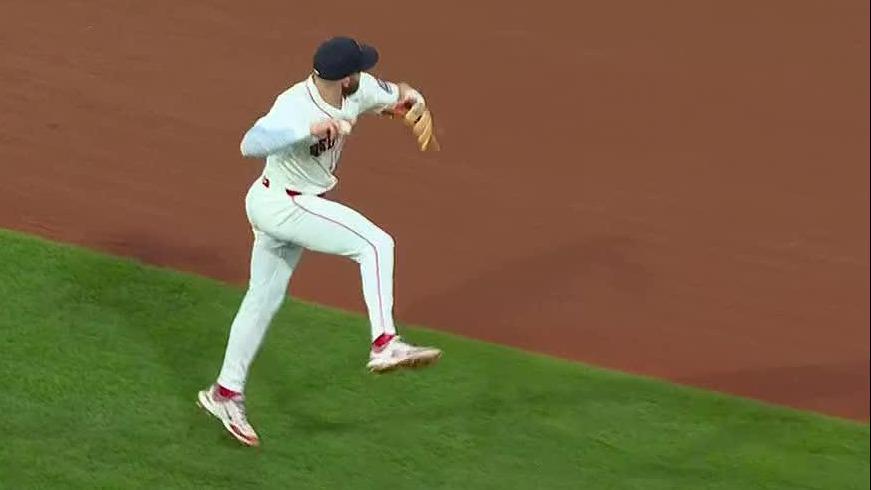 Derek Jeter?! Trevor Story makes incredible leaping throw from SS