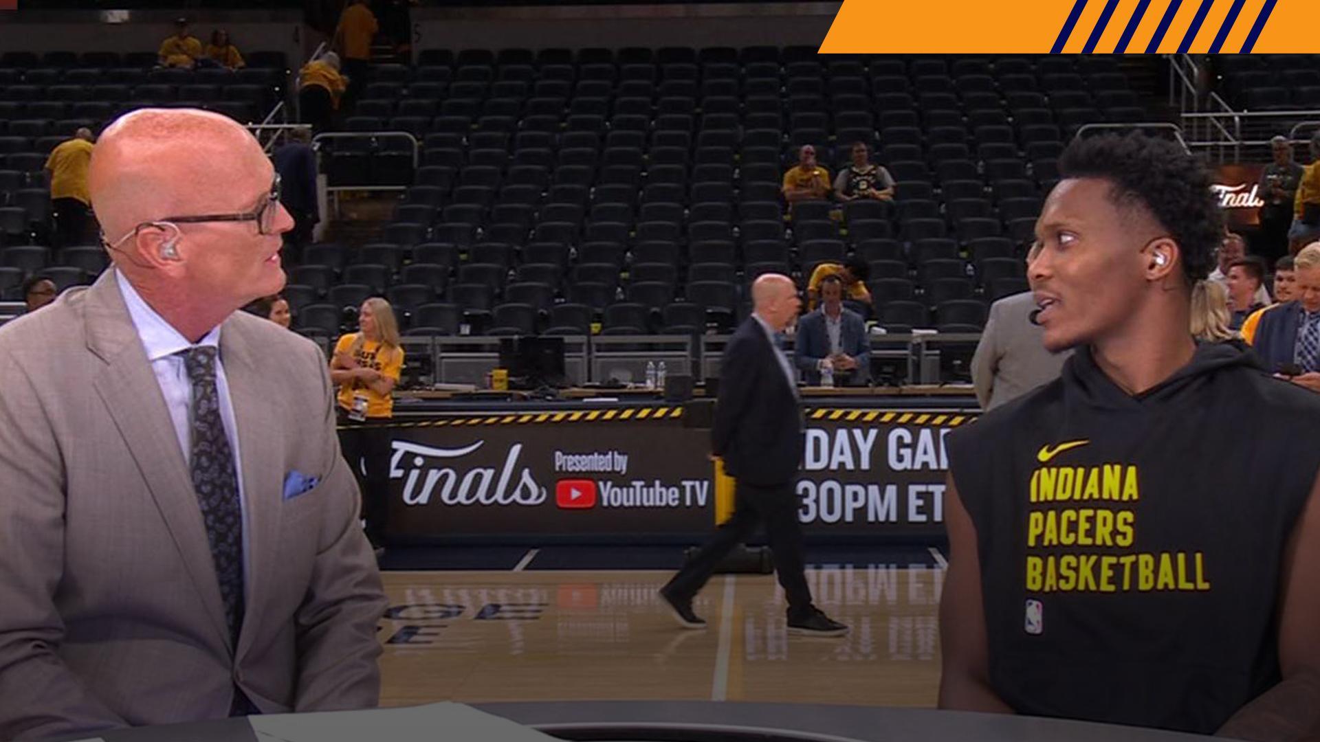 Mathurin tells SVP how he prepares from the bench