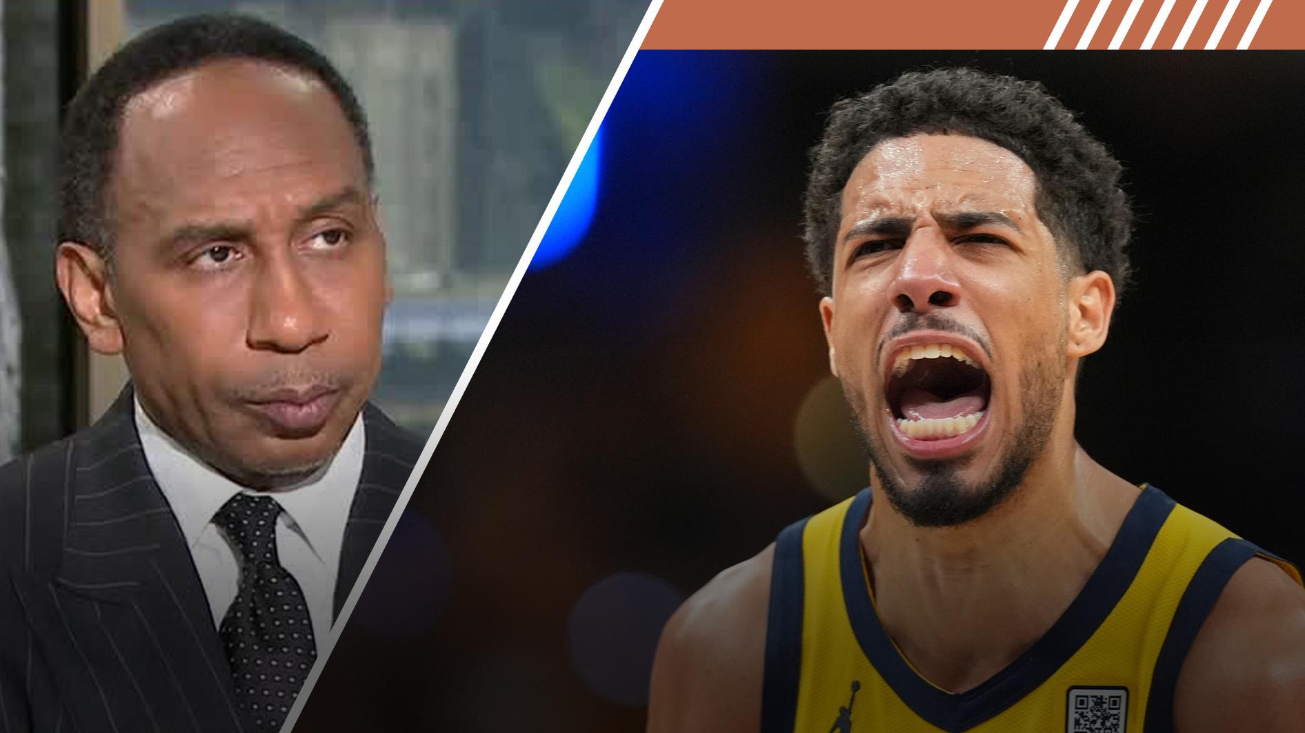 Stephen A. pushes back on Haliburton's criticism of the media