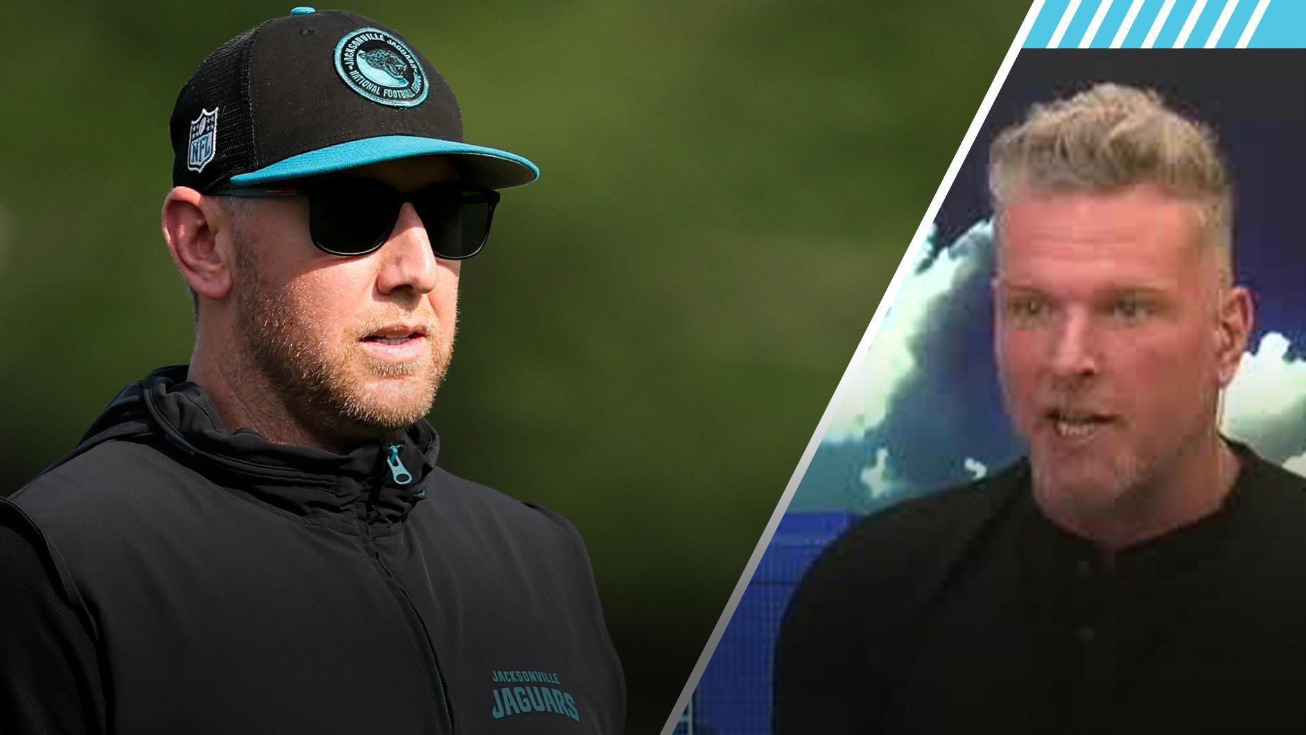 Liam Coen tells McAfee about drafting Travis Hunter