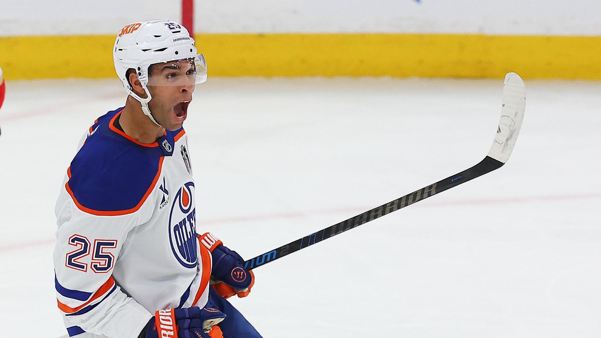 Darnell Nurse scores from impossible angle for Oilers