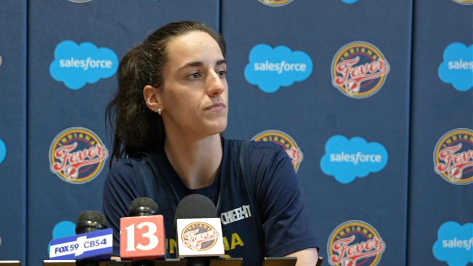 Caitlin Clark 'antsy' to return to court on Saturday vs. Liberty