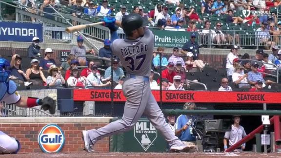 Rockies' Braxton Fulford Drives 5 RBI in 10-1 Win Over Braves