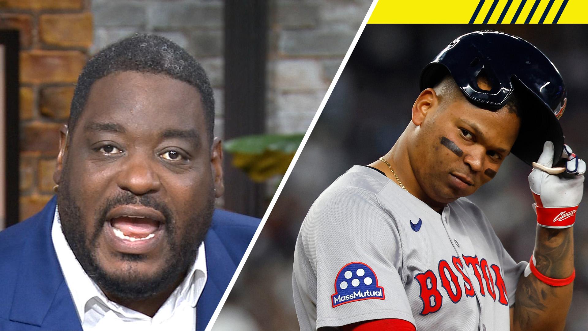 Damien Woody fired up by the Red Sox trading Rafael Devers