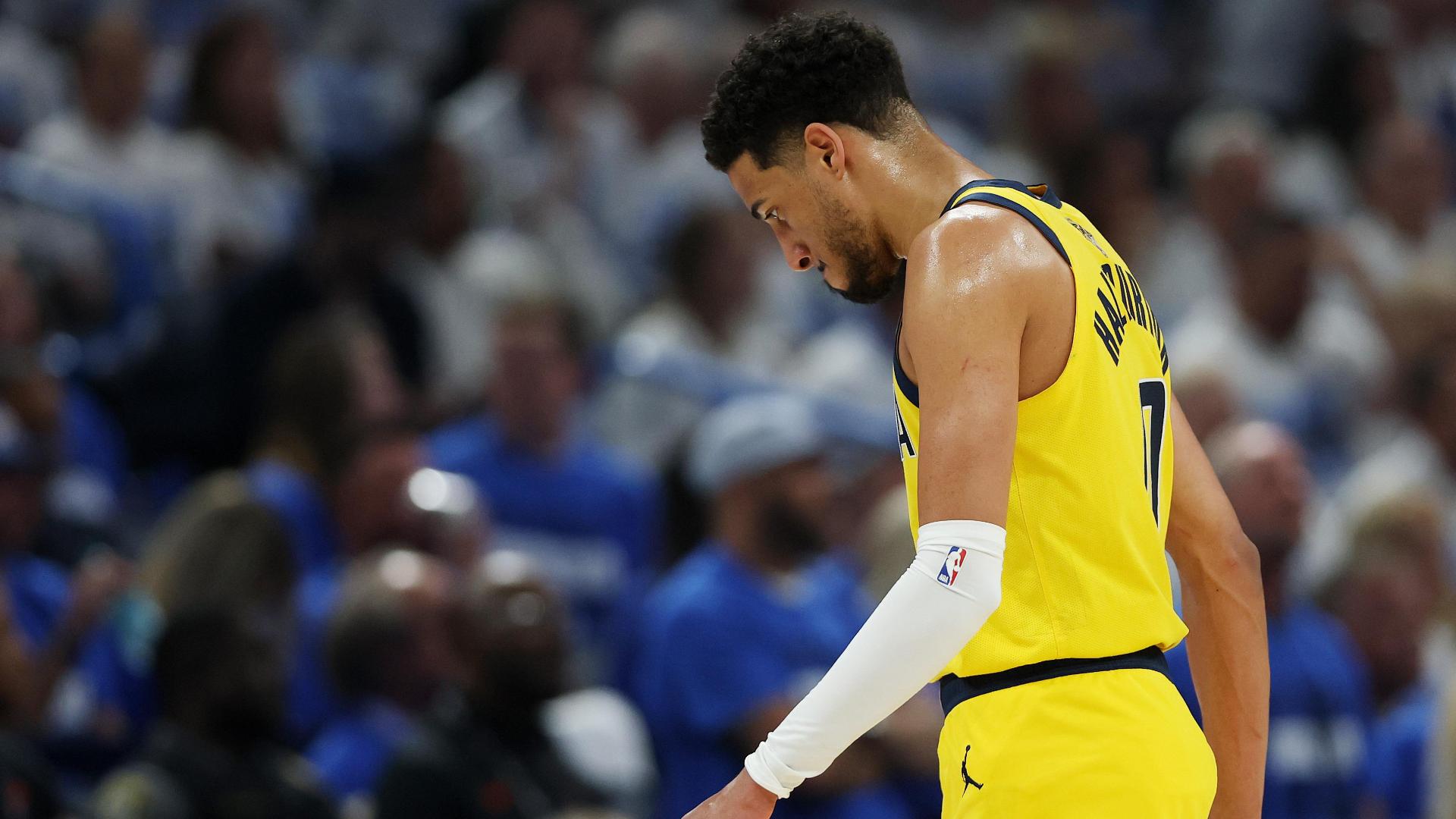 Haliburton shoots 0-for-6 in Pacers' Game 5 loss