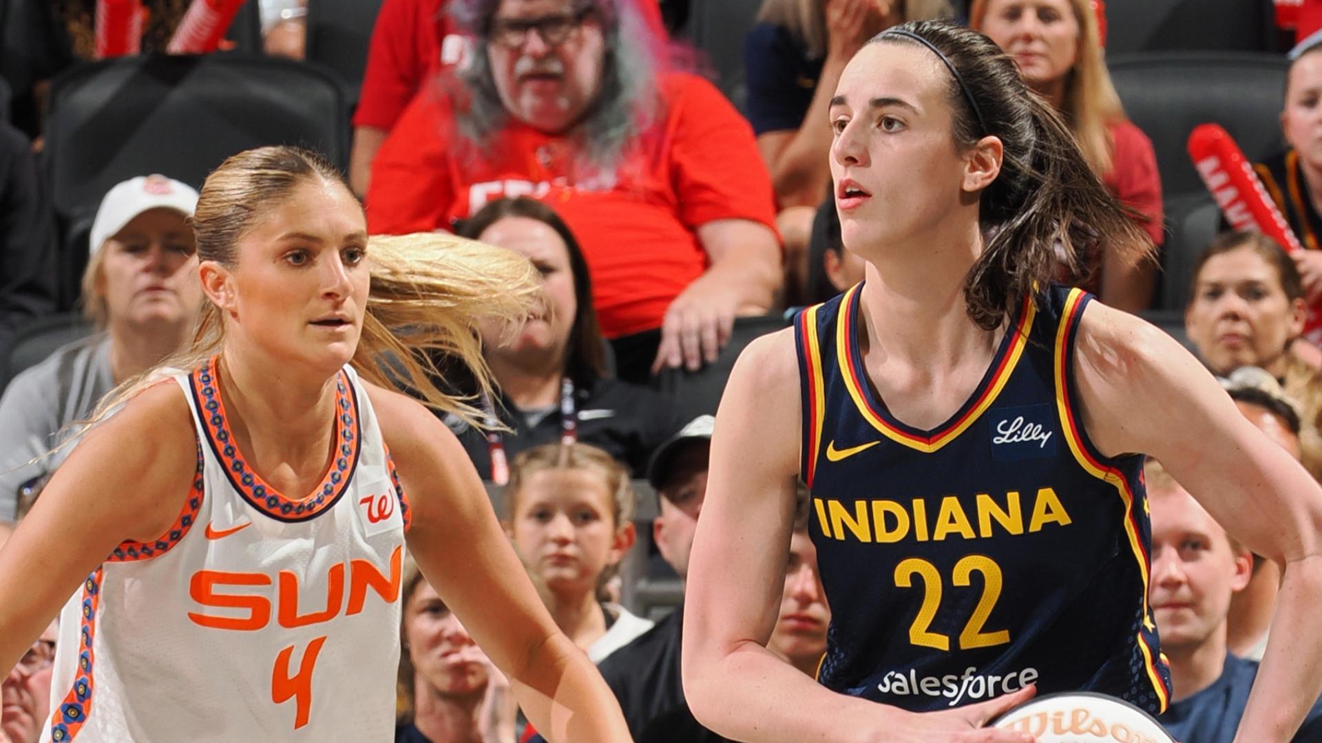Caitlin Clark drops 20 in heated Fever win