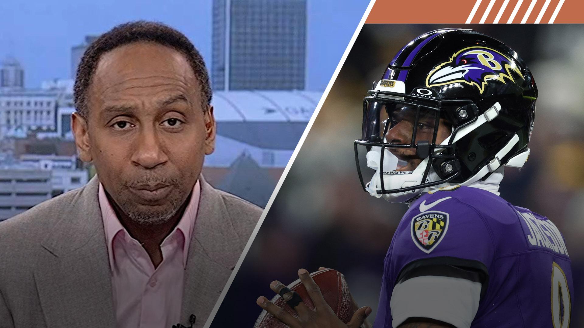 Stephen A. doesn't blame Lamar Jackson for the Ravens coming up short