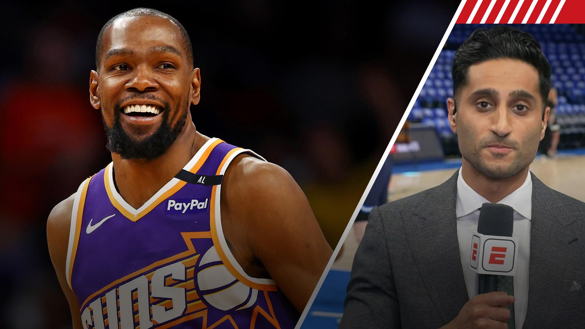 Shams: Rockets trading for KD is a 'win-now move'