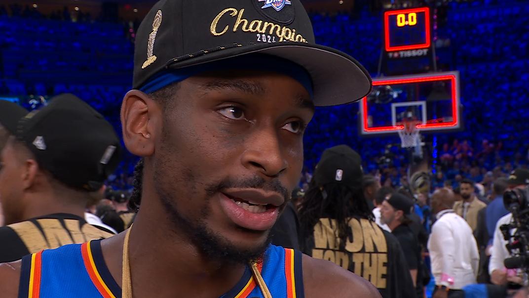 SGA: 'It doesn't feel real' winning the NBA Finals