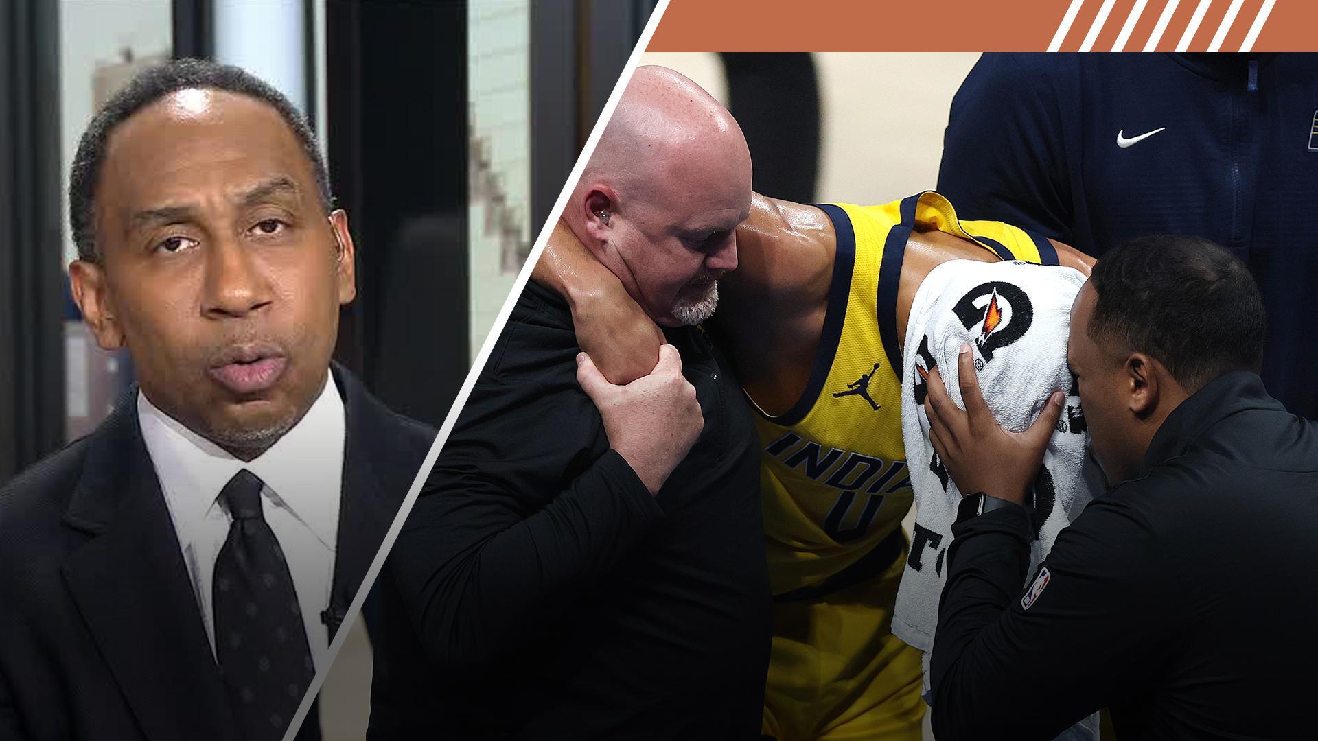 Why Stephen A. was 'hurt' for Tyrese Haliburton