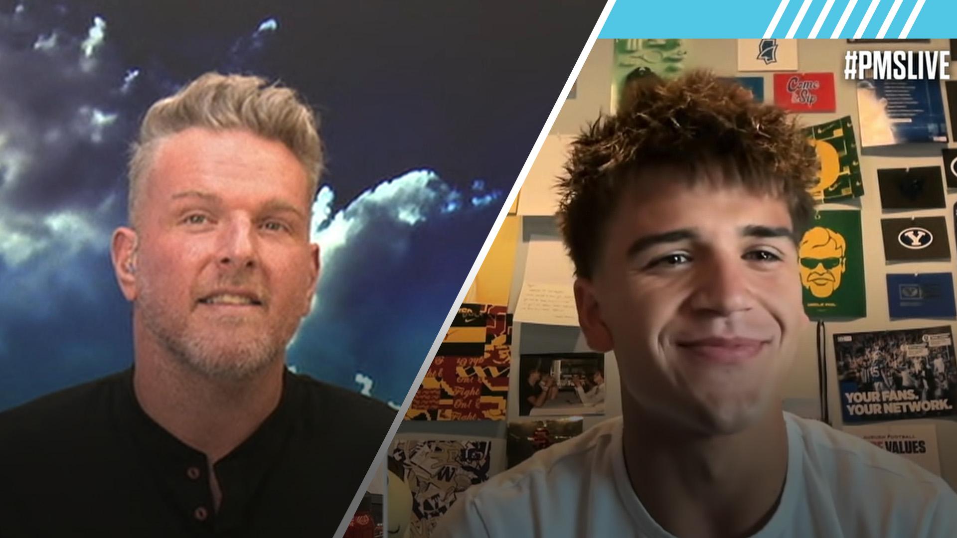 Ryder Lyons announces his college commitment on 'The Pat McAfee Show'