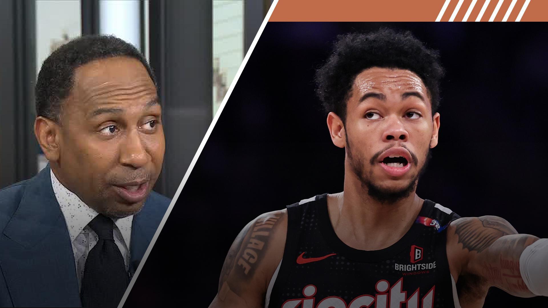 Why Stephen A. likes Boston getting Anfernee Simons in Jrue Holiday trade