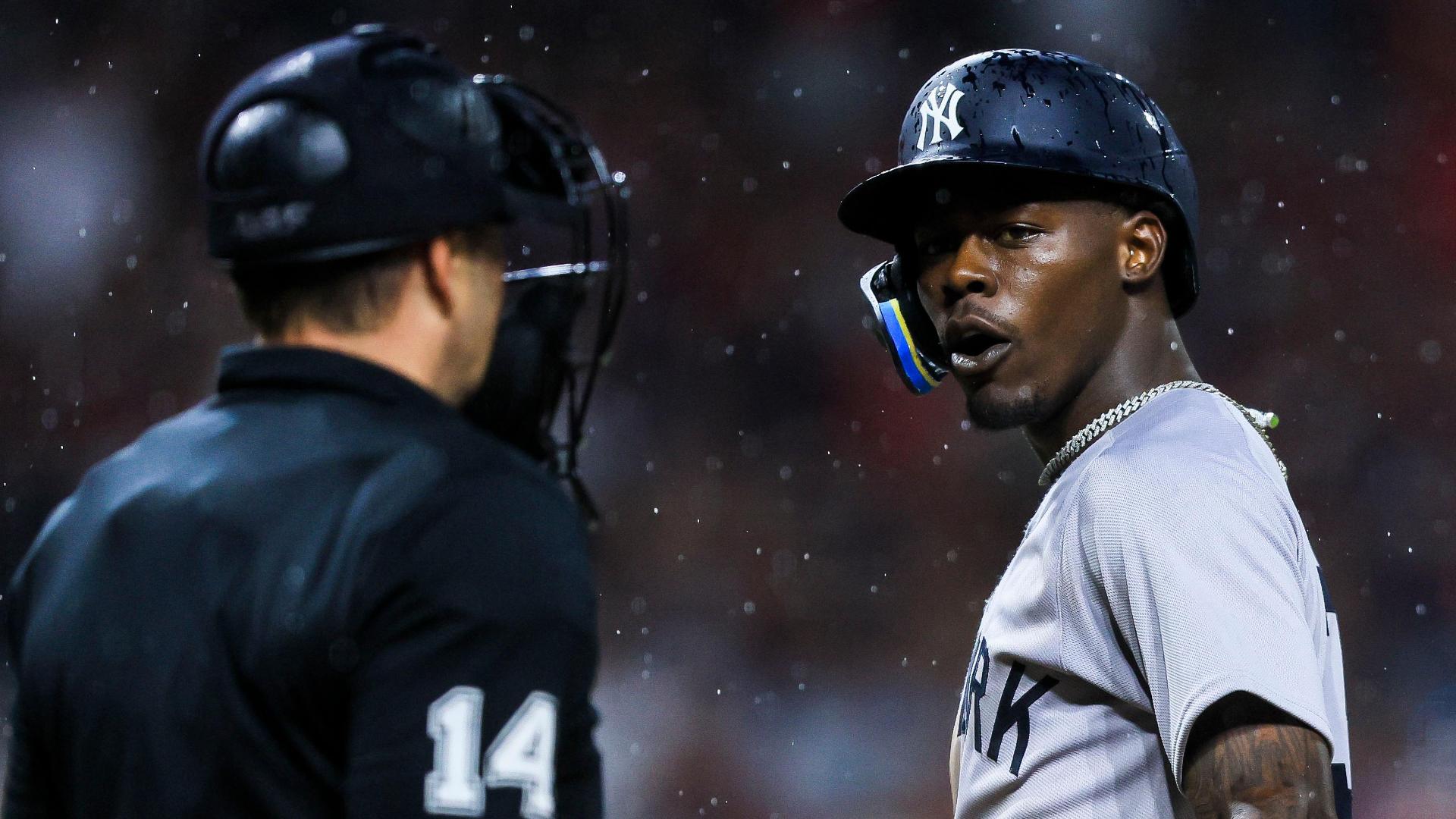 Jazz Chisholm Jr. ejected after arguing with ump
