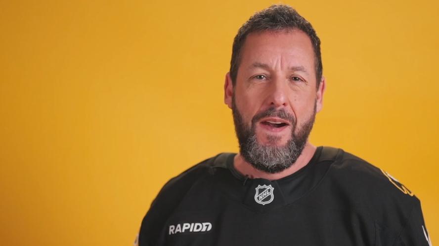 Adam Sandler announces Bruins pick at NHL draft