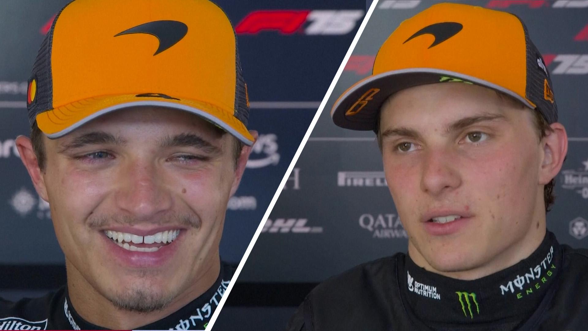 Norris and Piastri reflect on 1-2 finish at Austrian GP