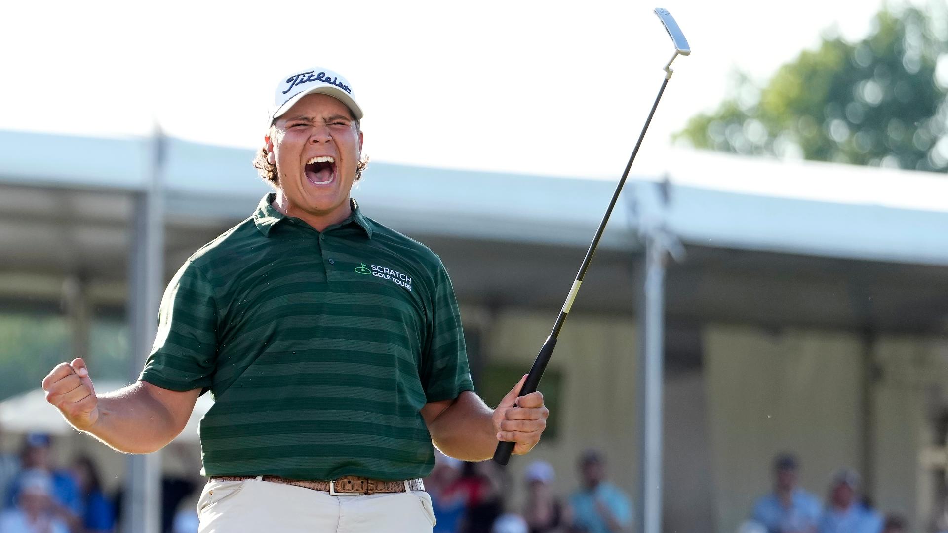 Aldrich Potgieter claims 1st PGA Tour win with birdie on 5th playoff hole