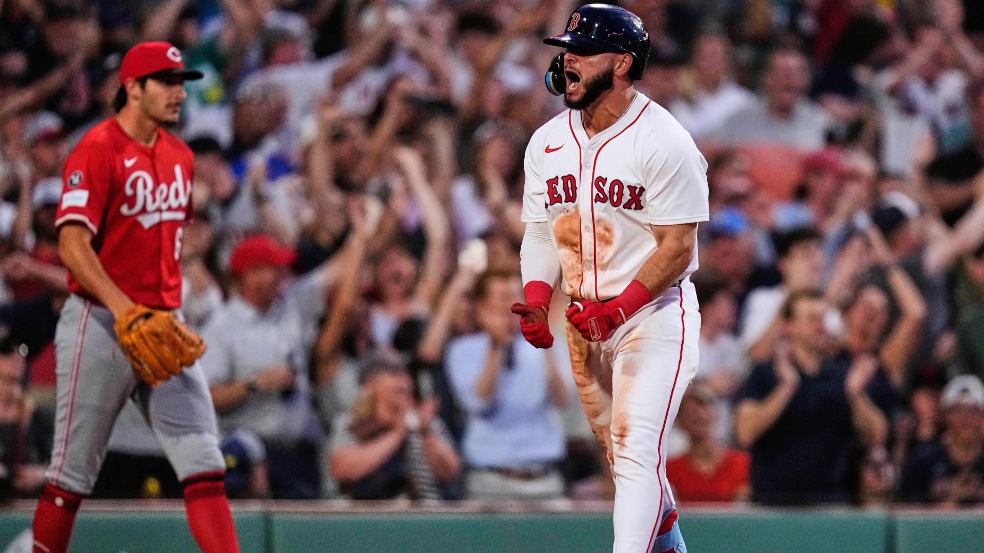 Wilyer Abreu powers Red Sox with inside-the-park HR, grand slam