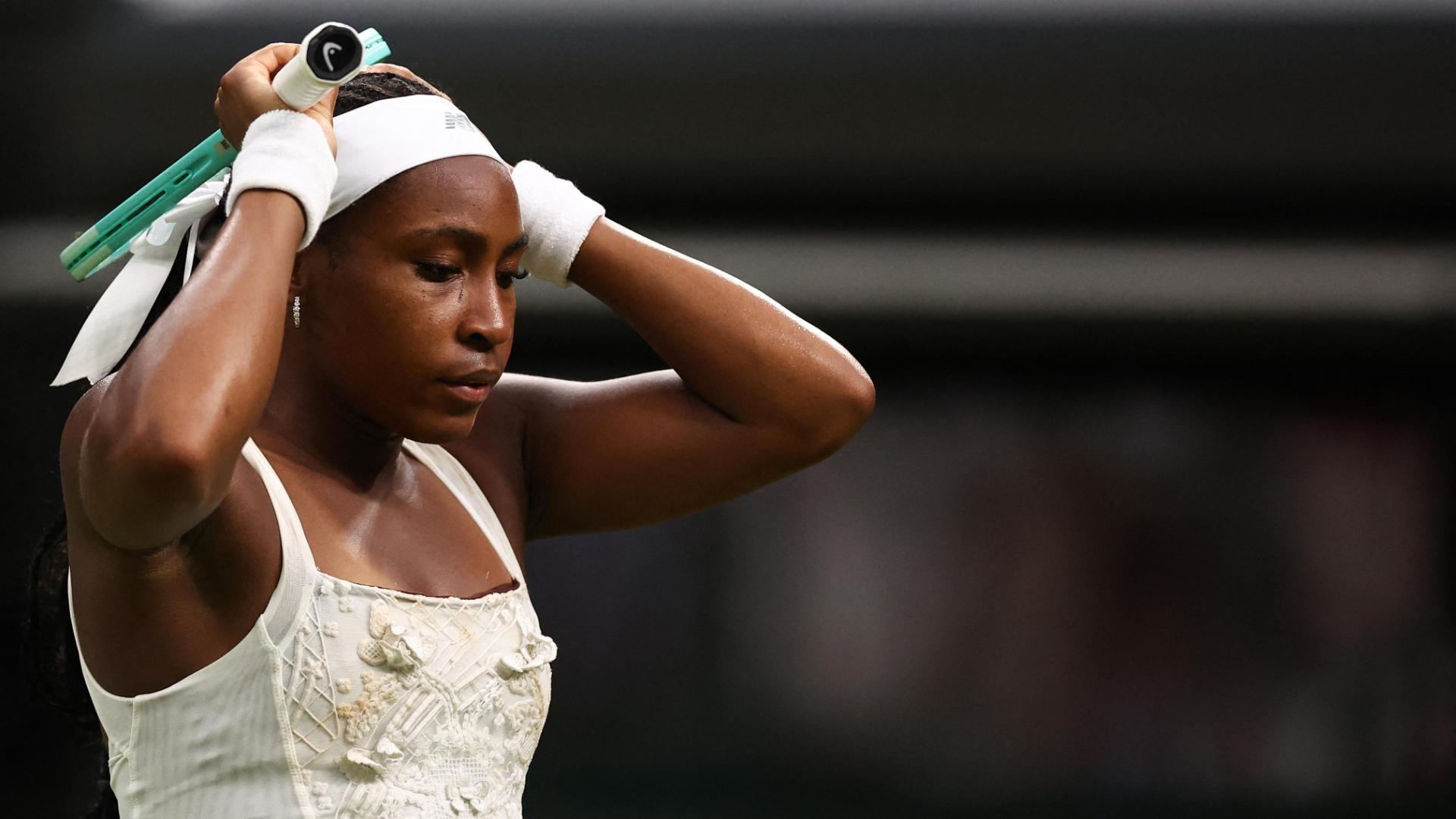 Gauff crashes out in first round at Wimbledon