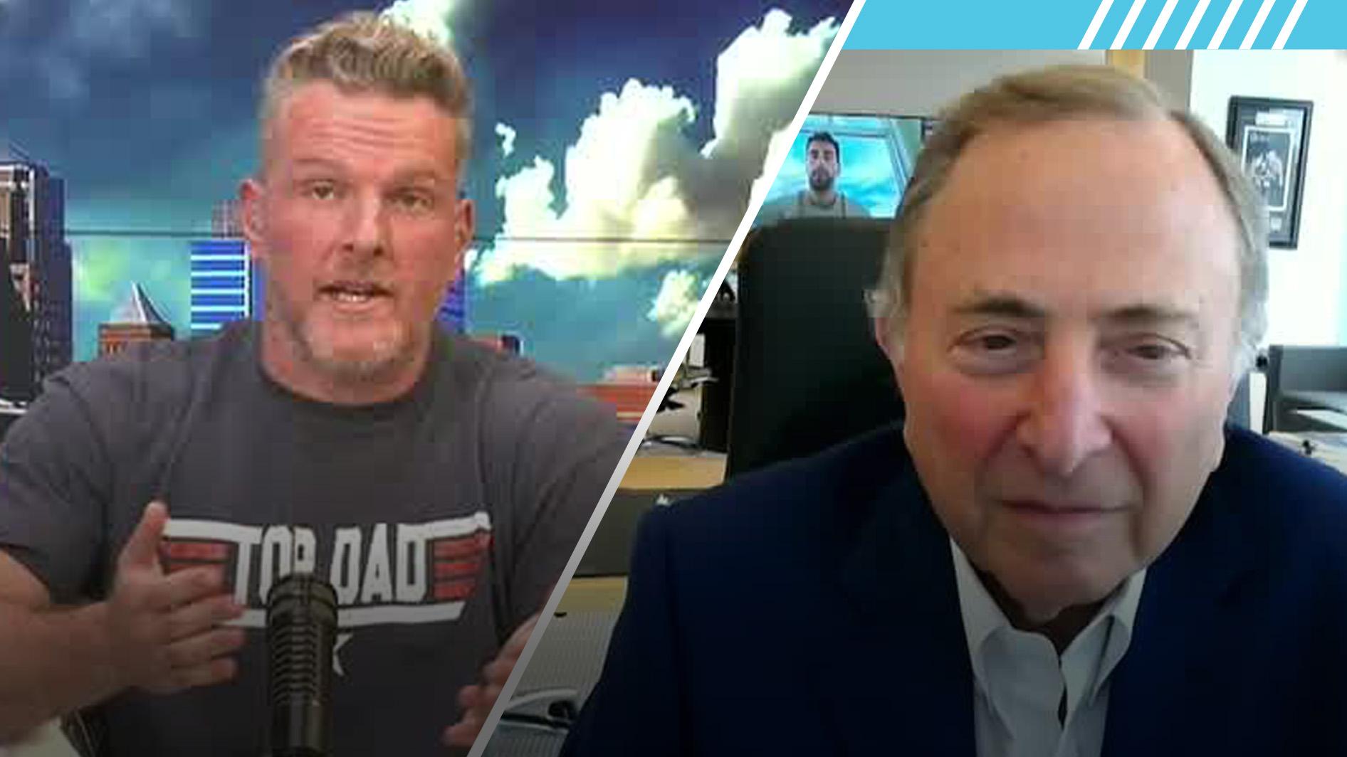 Bettman shares 4 Nations tournament success with McAfee