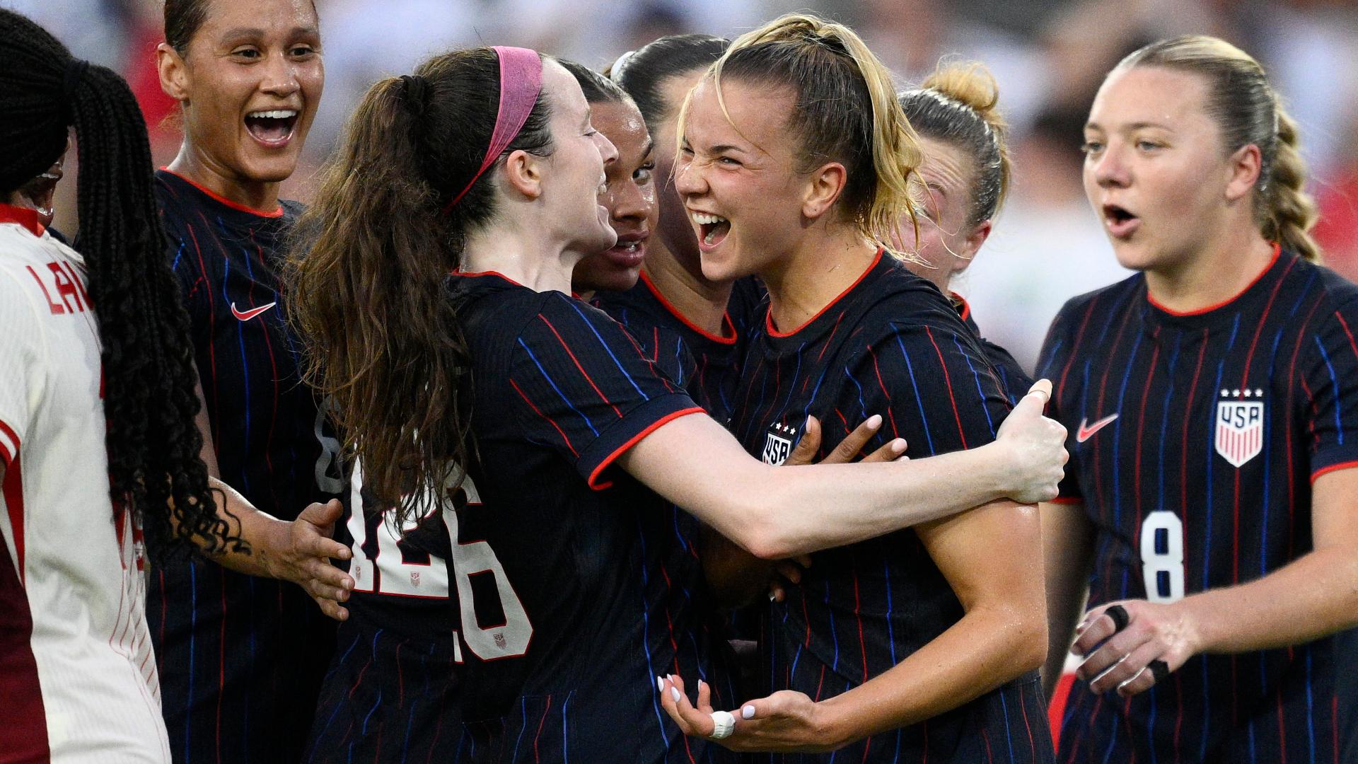 19-year-old Claire Hutton scores her first USWNT goal