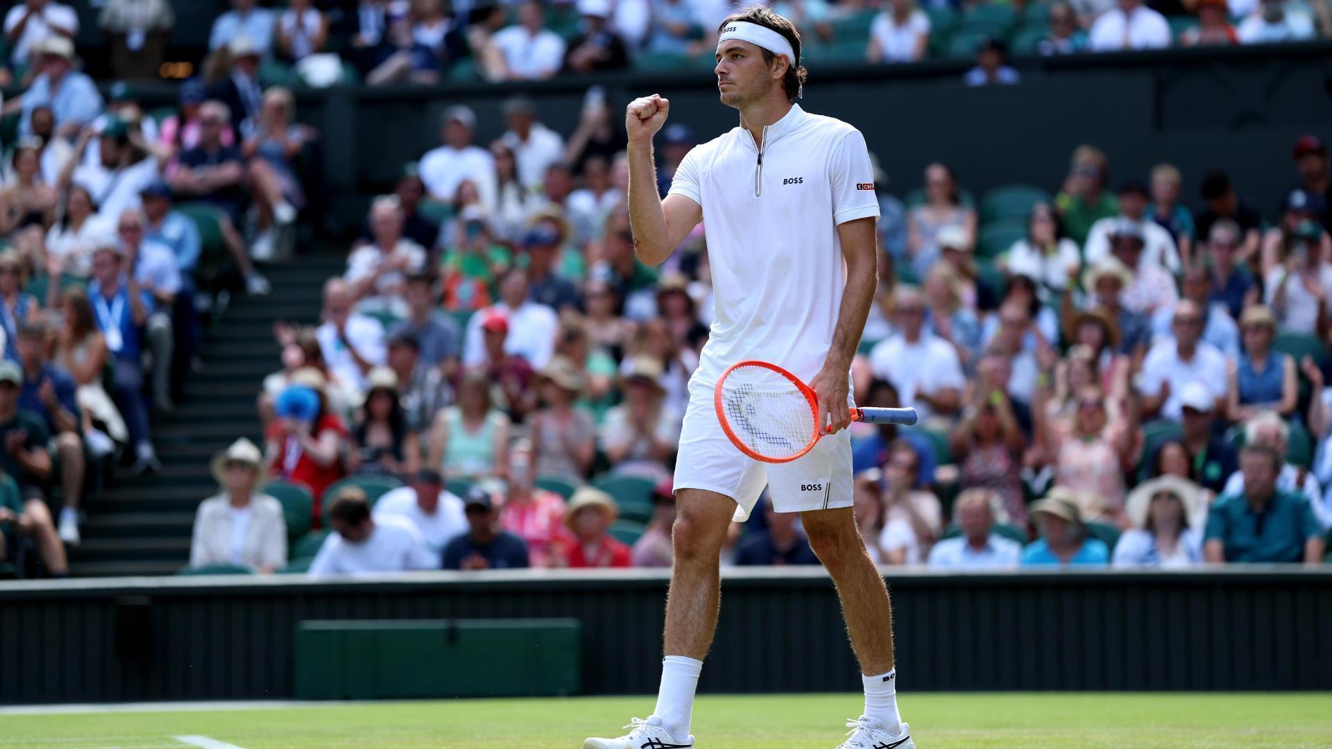 Taylor Fritz holds strong to advance at Wimbledon
