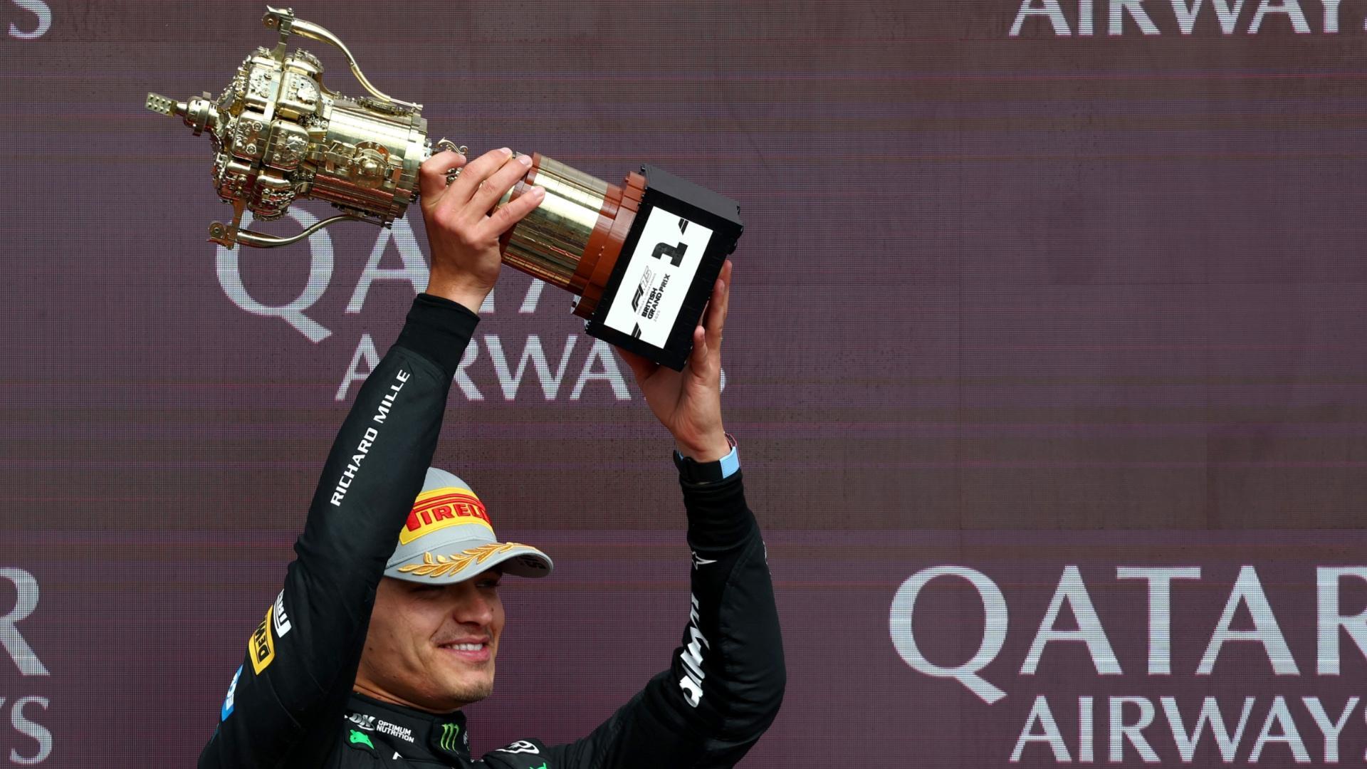 Lando Norris wins first British GP