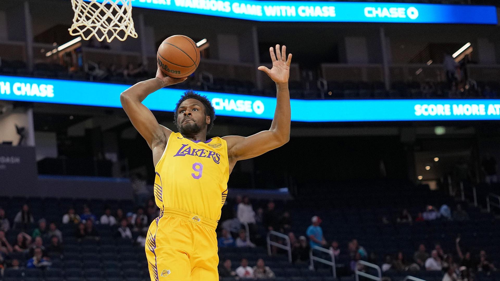 Air Bronny takes flight for a big-time flush