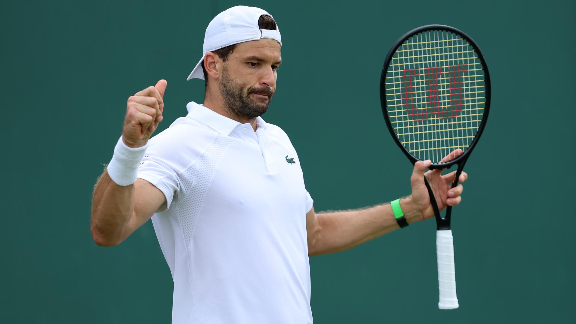 Dimitrov takes shocking 2-set lead over Sinner