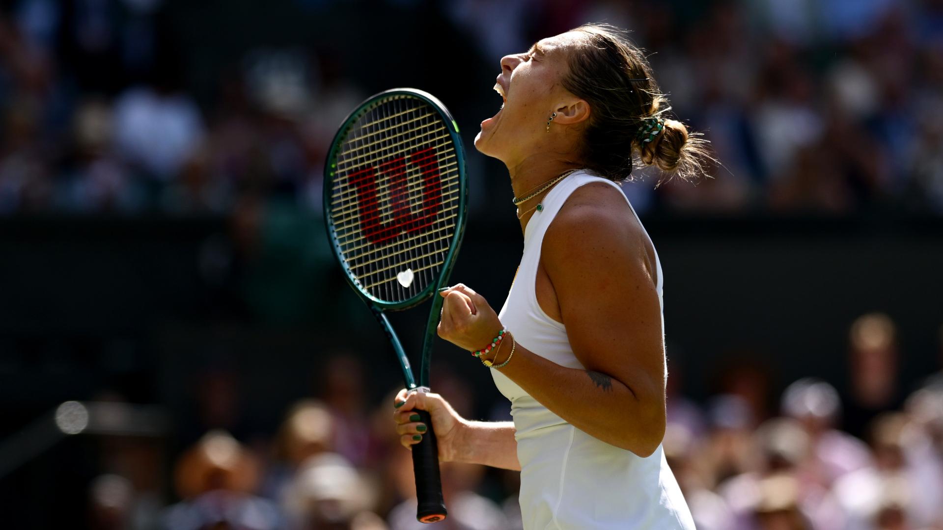 Sabalenka fights back to force 3rd set against Siegemund