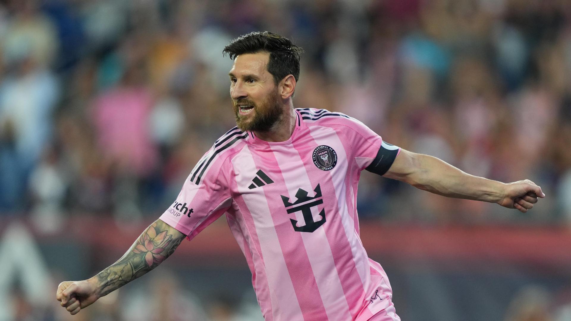 Lionel Messi scores first-half brace for Inter Miami