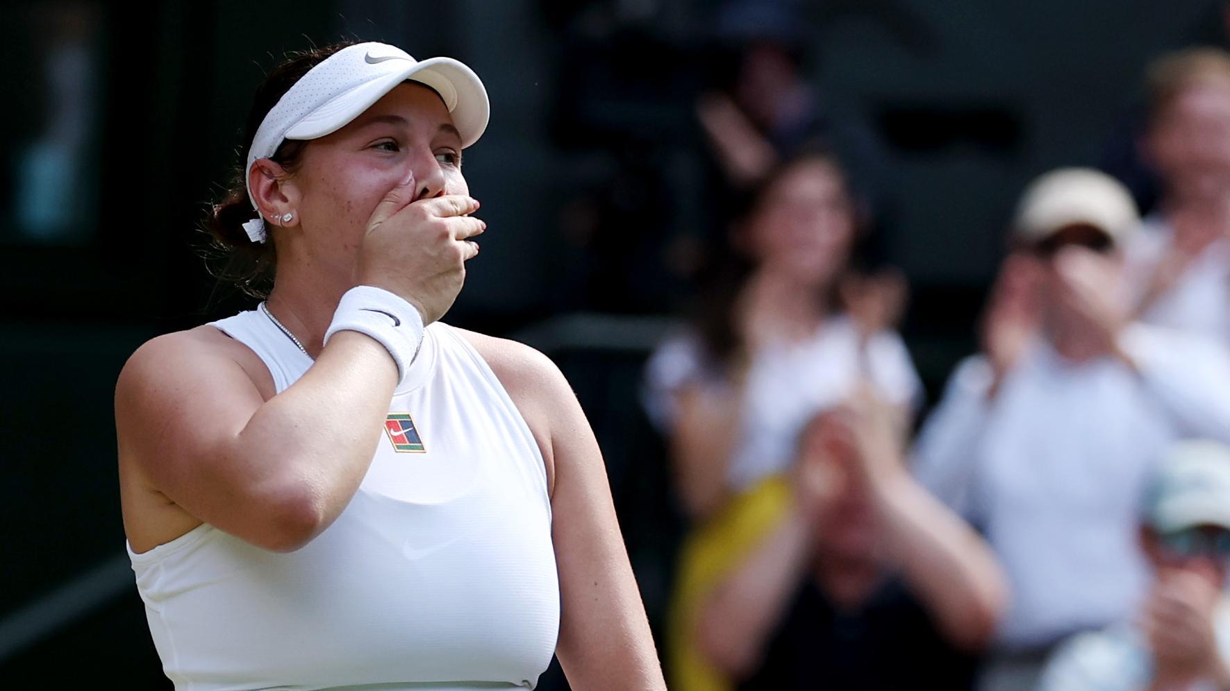Anisimova stuns Sabalenka to reach Wimbledon final