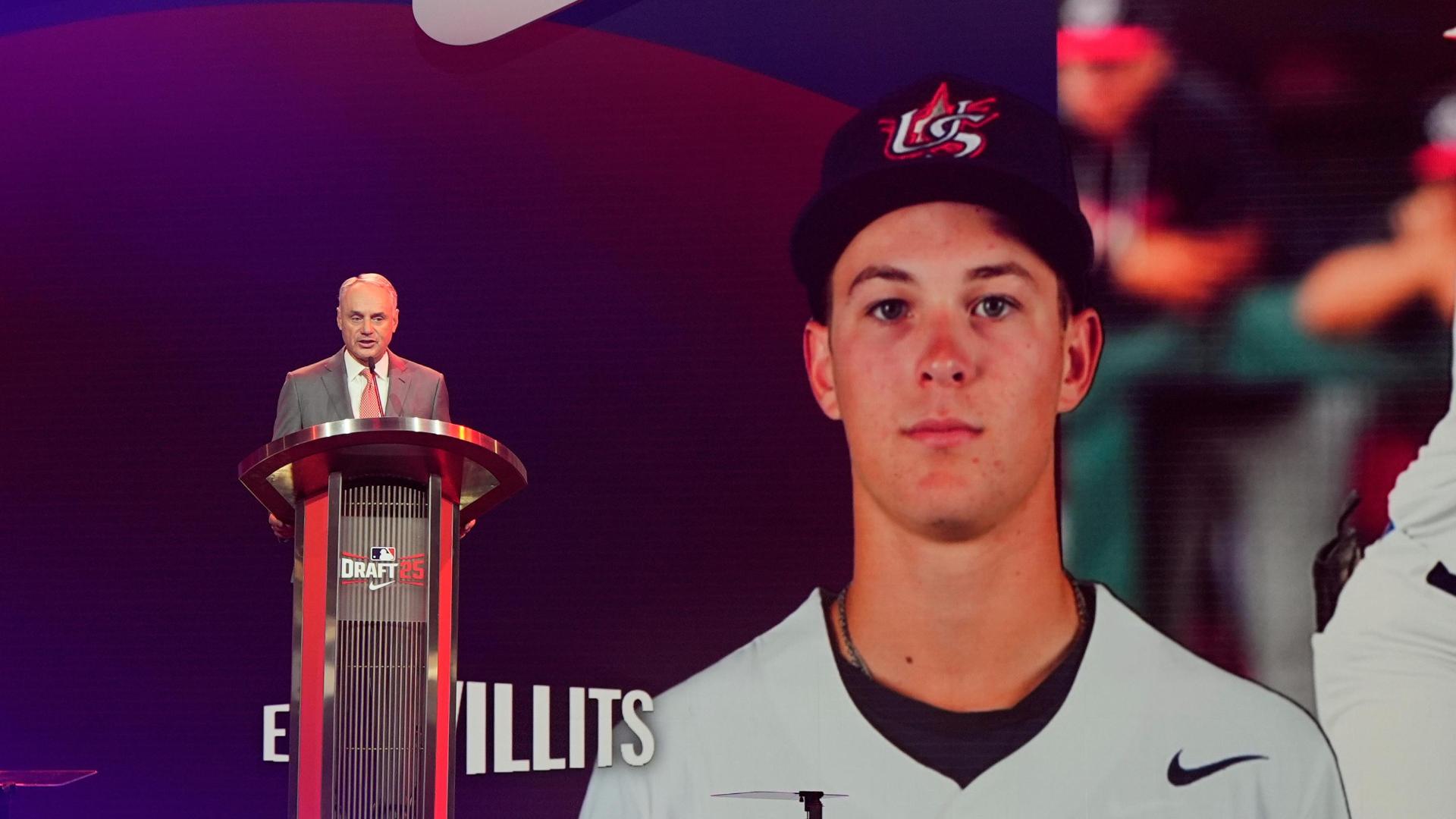 Nationals select Eli Willits with the 1st pick