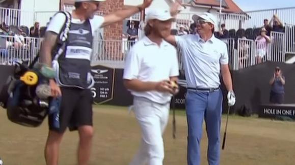 Nico Echavarria makes hole-in-one at Scottish Open