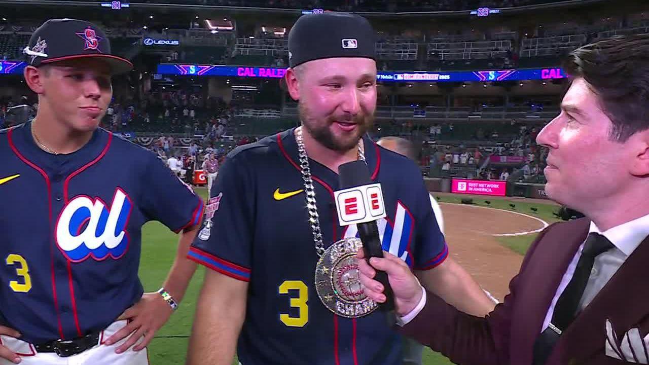 Cal Raleigh describes 'awesome experience' of winning HR Derby