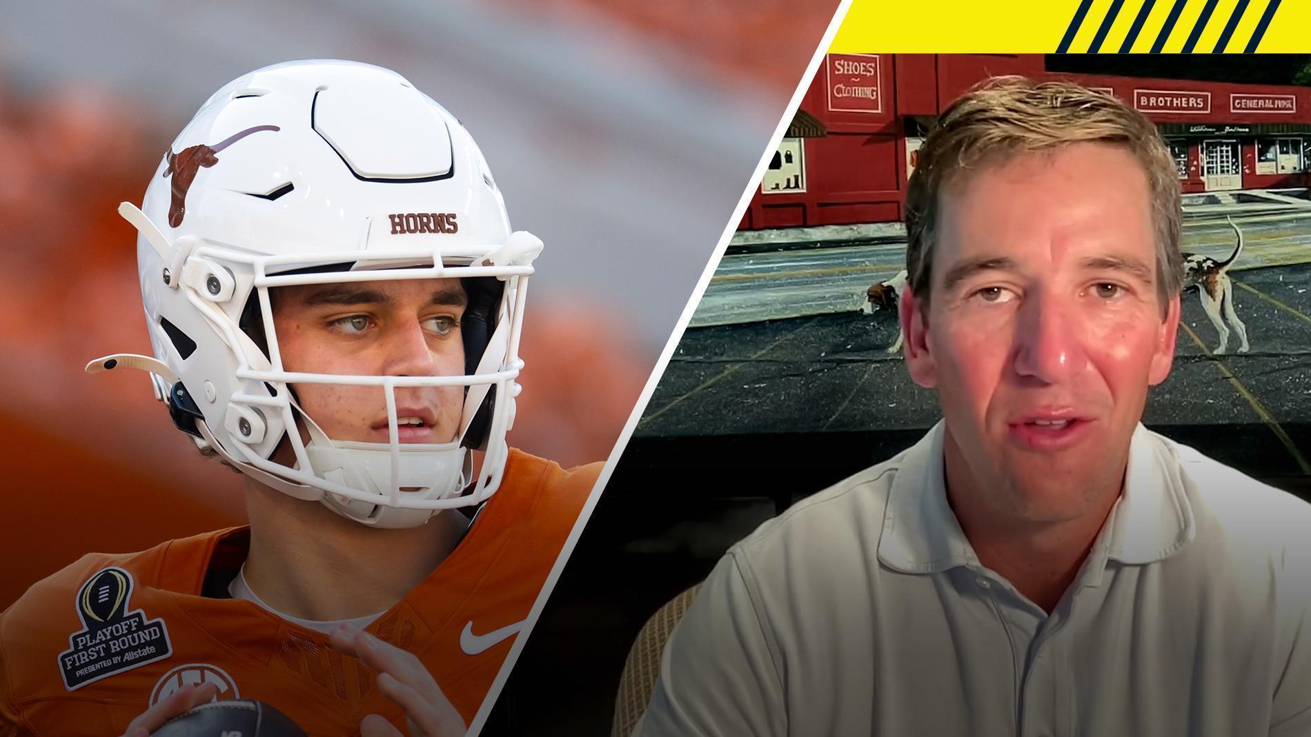 Why Eli Manning is confident Arch can handle the pressure at Texas