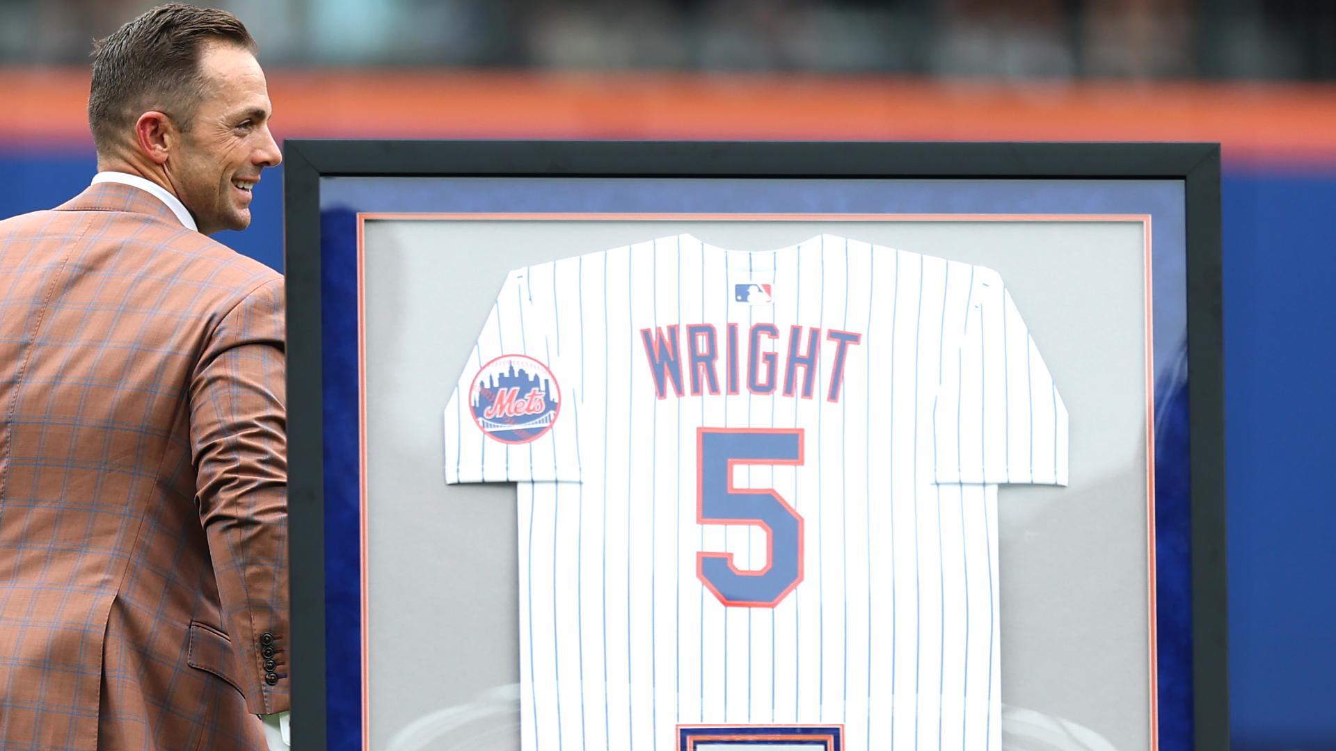 David Wright honored as Mets retire his No. 5