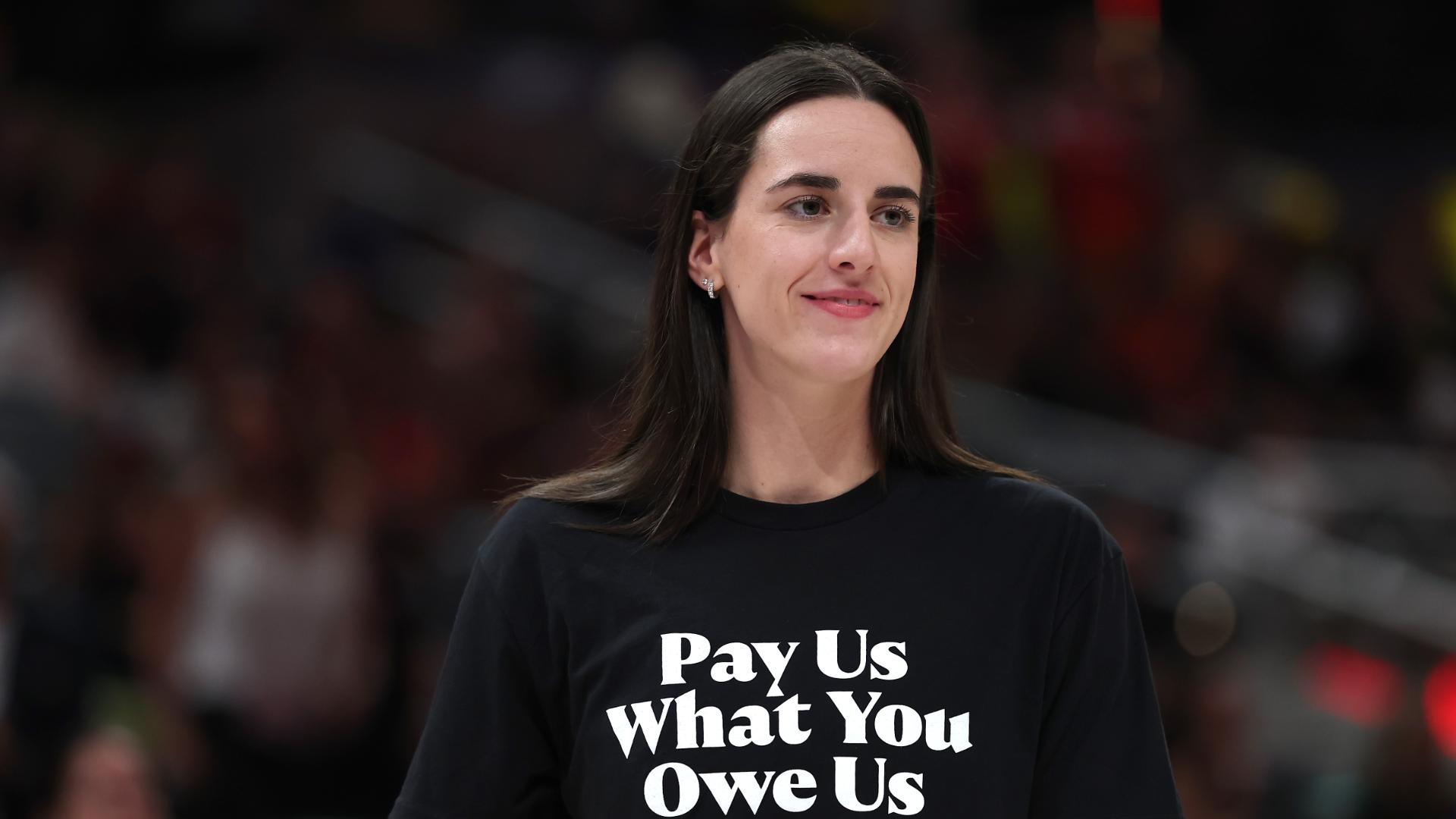 WNBA stars wear 'pay us what you owe us' shirts