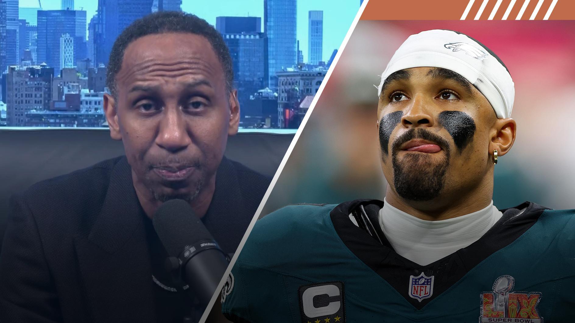 Why Stephen A. says Cam Newton is wrong about Jalen Hurts
