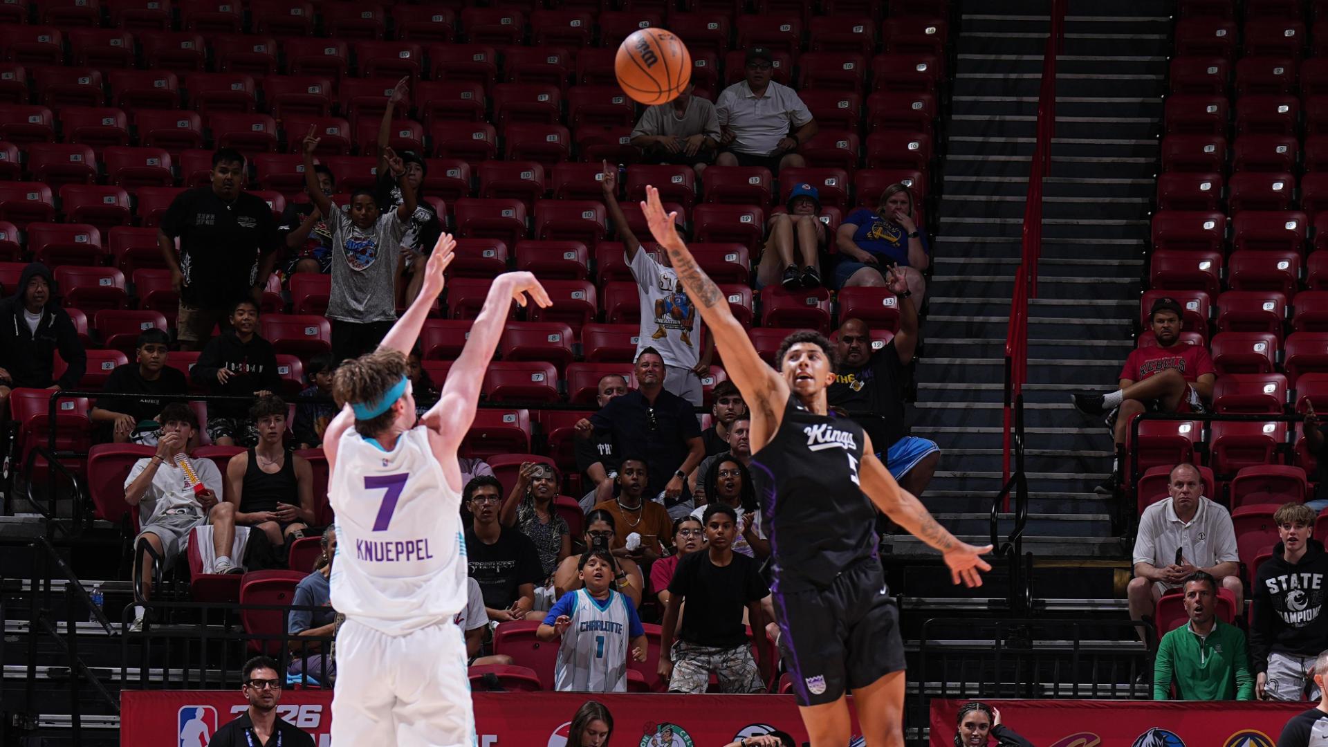 Kon Knueppel buries clutch triple in summer league title game