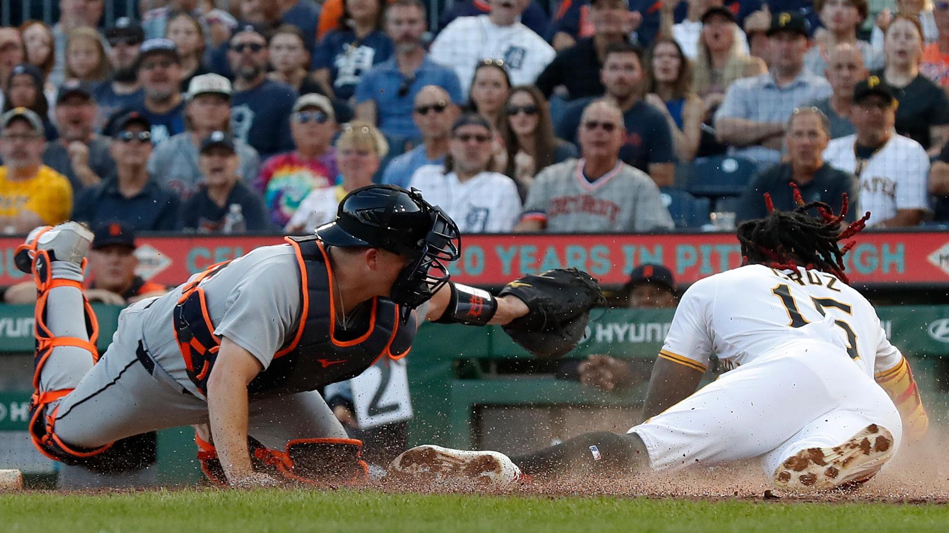 Oneil Cruz makes Tigers pay for lax play by scoring a surprising run