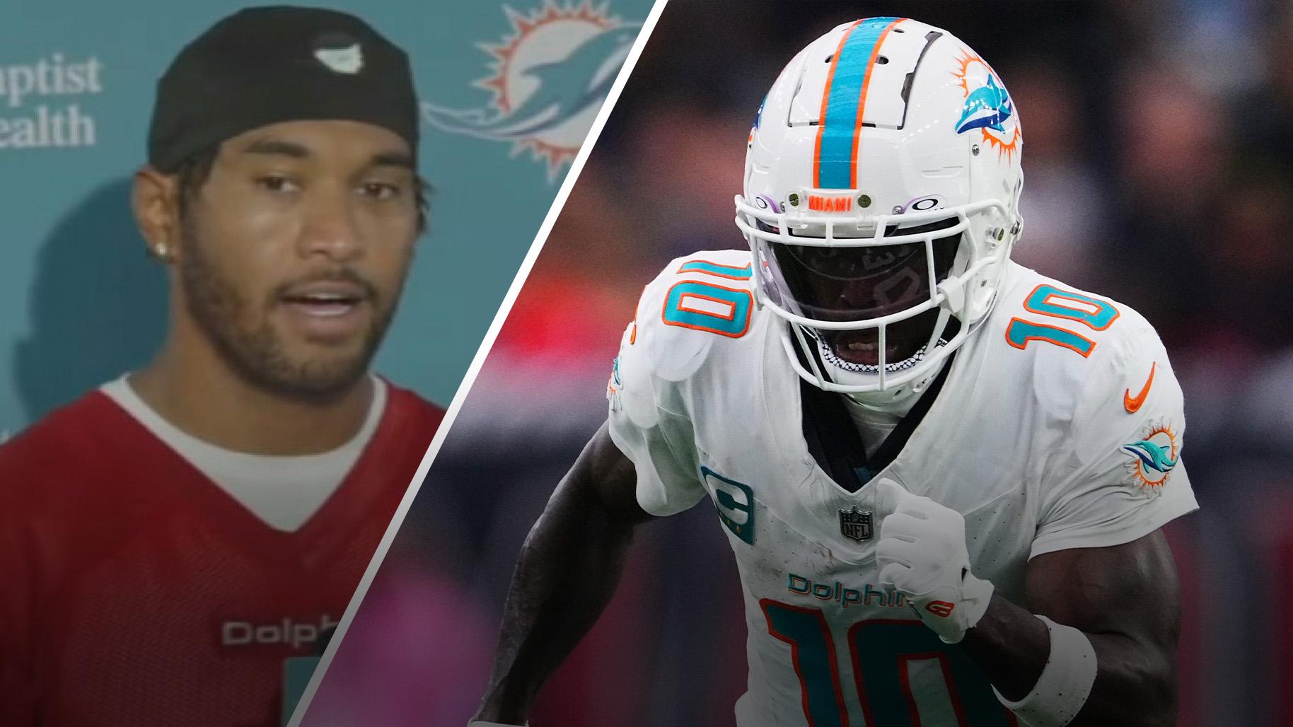 Tua on Tyreek Hill: 'Everybody makes mistakes'
