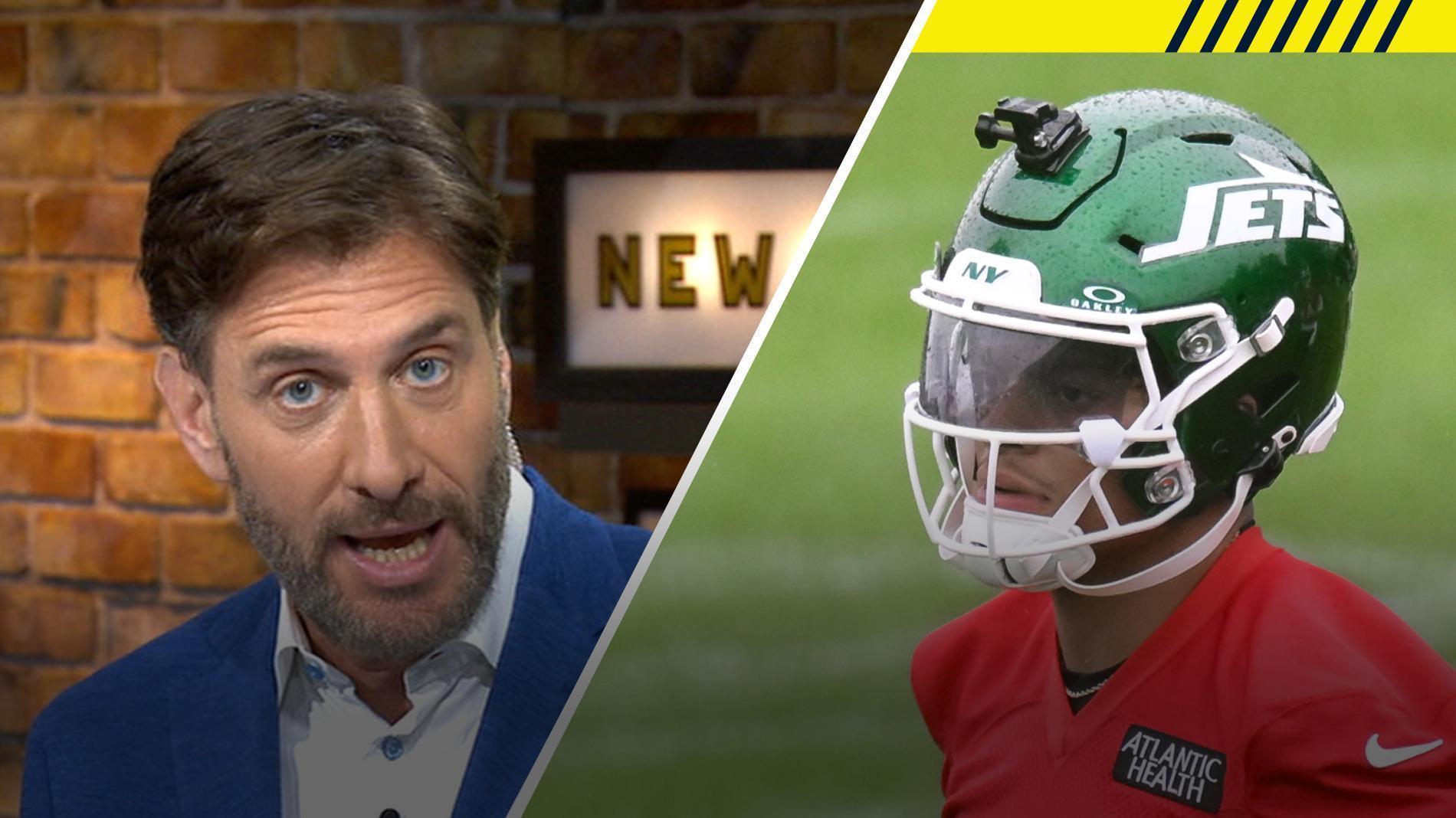 Greeny fired up over Justin Fields' injury at Jets camp