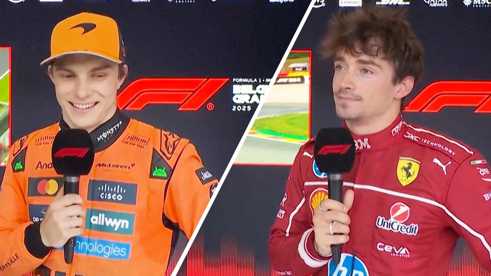 Drivers react to Oscar Piastri winning the Belgian GP