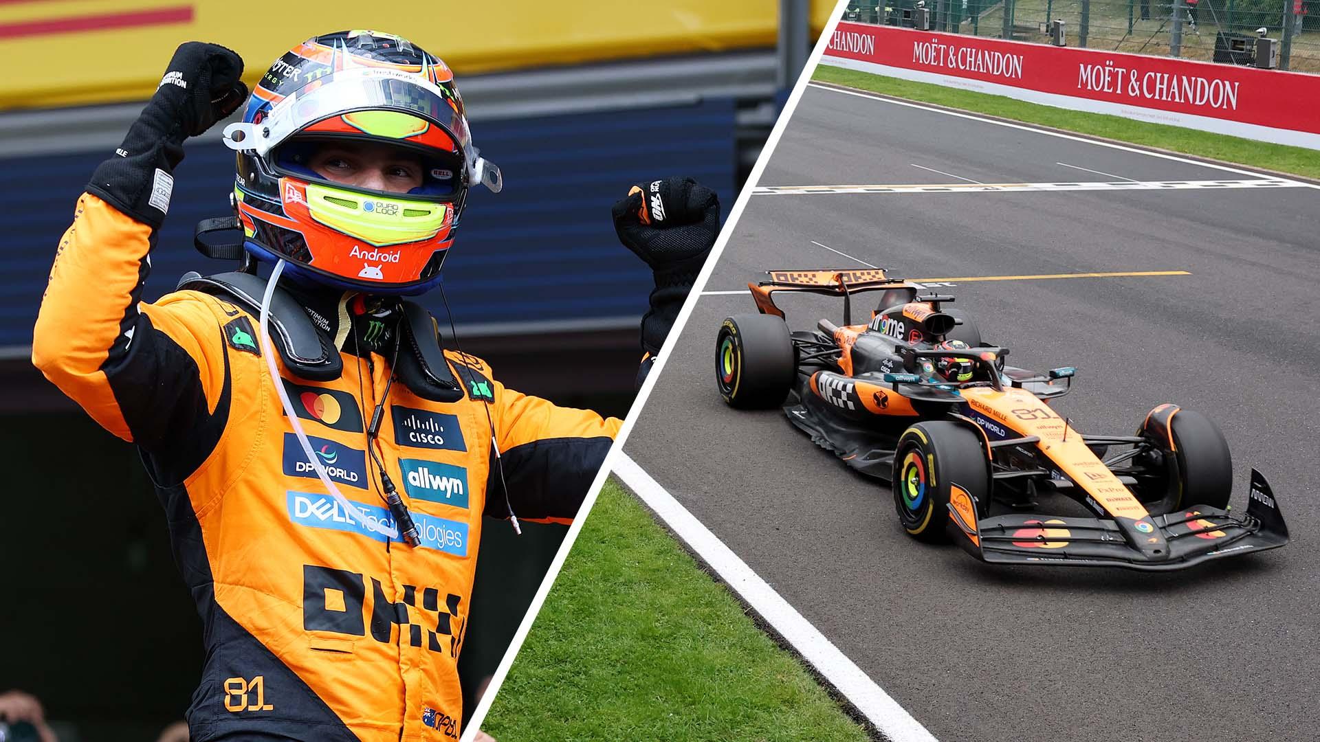 How Oscar Piastri won delayed Belgian Grand Prix