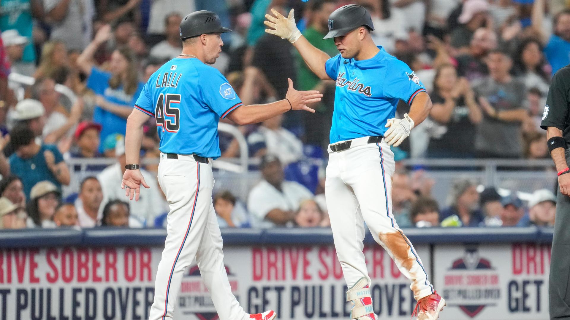 Marlins sweep the series with 7-3 win over Yankees
