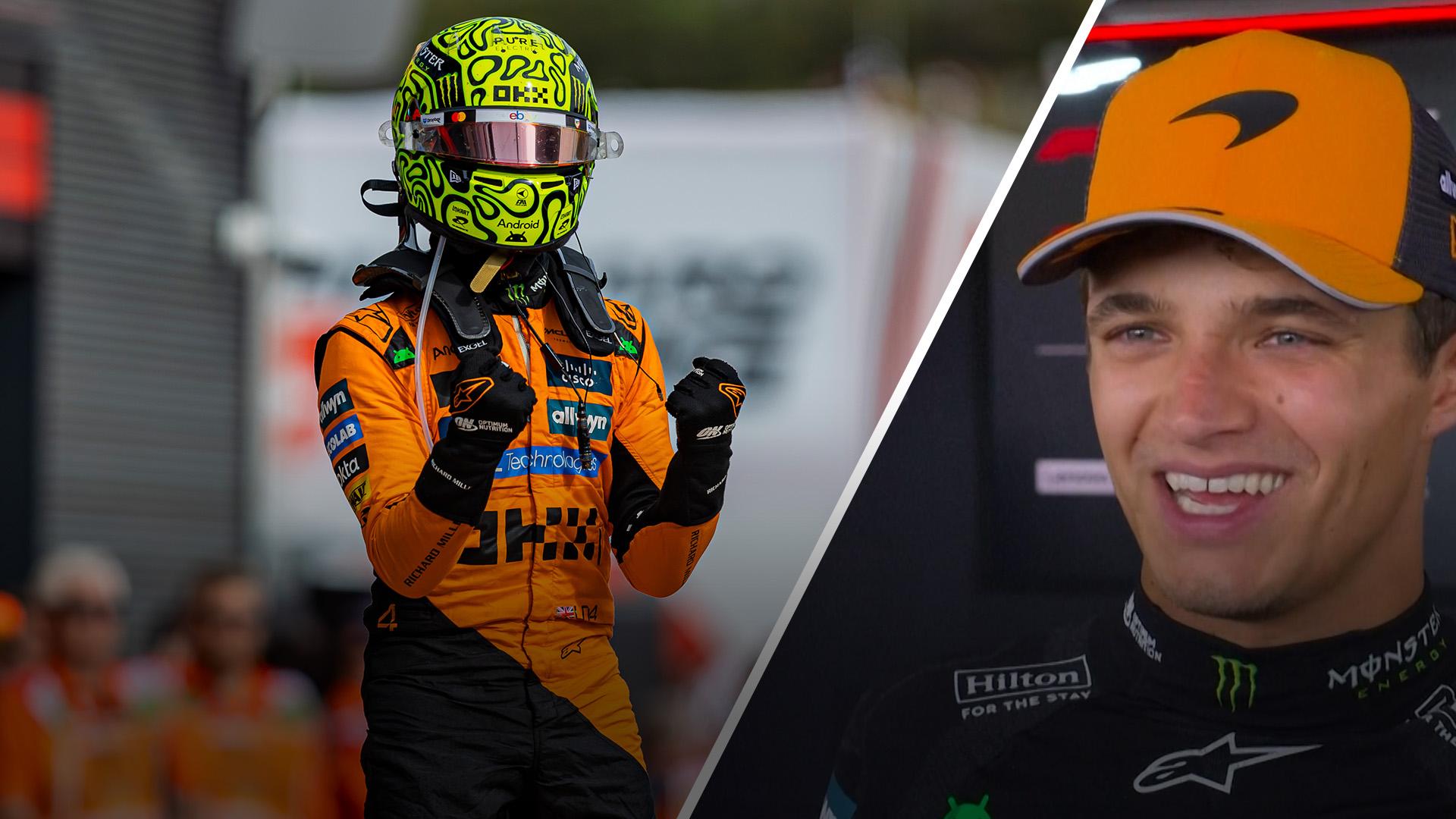 Norris says Hungarian GP victory down to 'taking a risk'