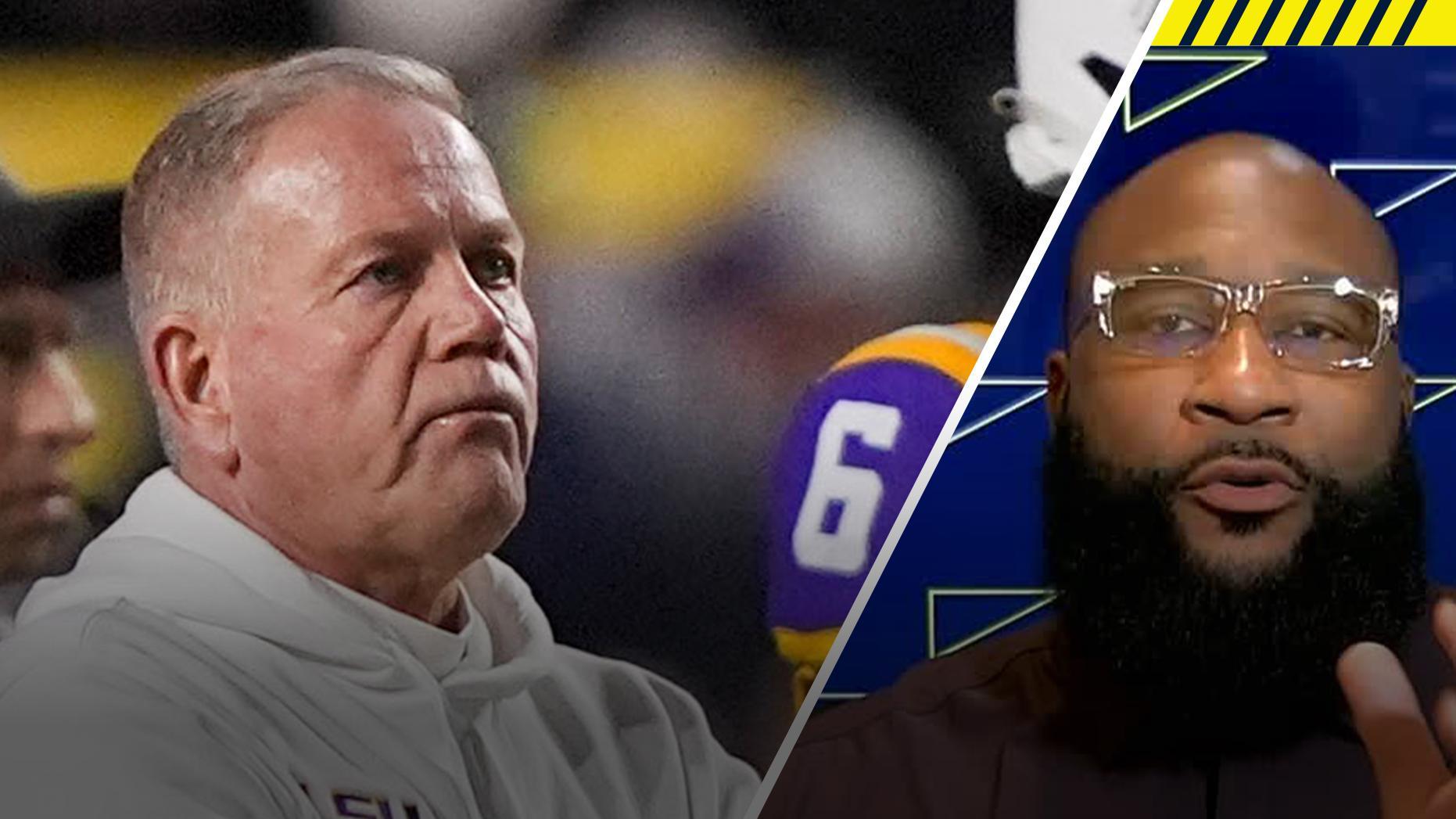 Swagu: 'Disaster' if LSU, Brian Kelly miss out on CFP