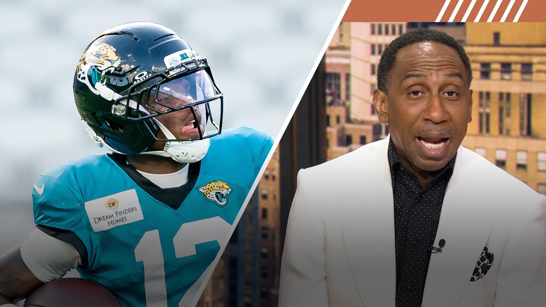 Why Stephen A. prefers Travis Hunter on defense for Jags