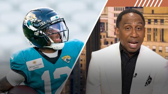 Why Stephen A. prefers Travis Hunter on defense for Jags