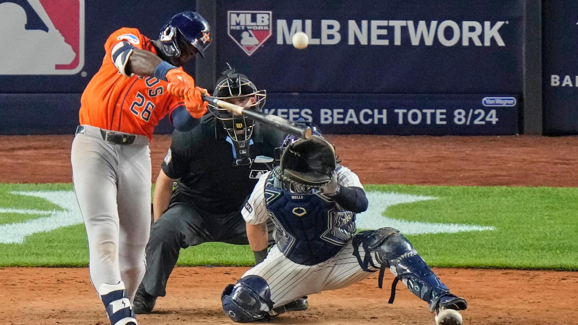 Taylor Trammell belts a homer